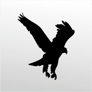 20 cm Kartal Folyo Sticker