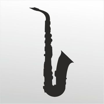 20 cm Klarnet Folyo Sticker