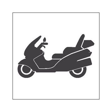 20 cm Motorsiklet Folyo Sticker