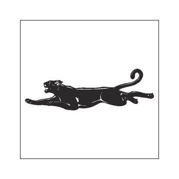 20 cm Panter Folyo Sticker