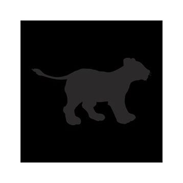 20 cm Panter Folyo Sticker