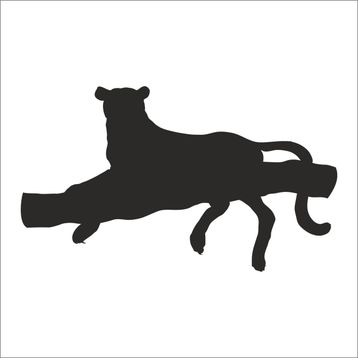 20 cm Panter Folyo Sticker