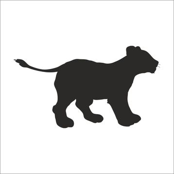 20 cm Panter Folyo Sticker