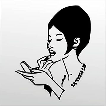 20 cm Ruj Folyo Sticker