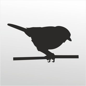 20 cm Serçe Folyo Sticker