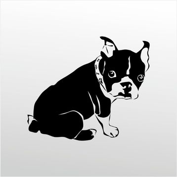 20 cm Yavru Köpek Folyo Sticker