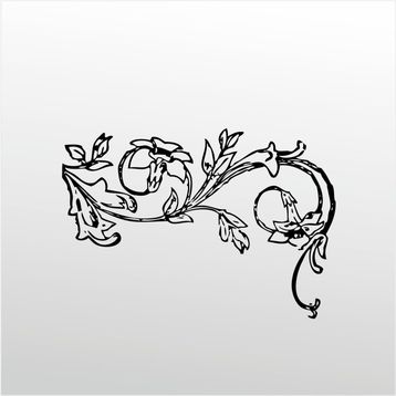 200 cm Çiçek Deseni Folyo Sticker