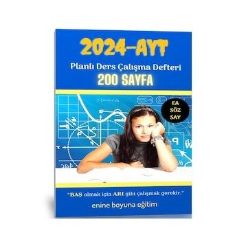 200 Sayfa AYT Planlı Ders Çalışma Defteri