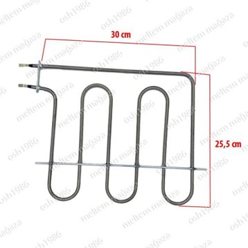 2000 Watt Arçelik Armf4 Mini Fırın Rezistansı Isıtıcısı Izgara Izgaralı Rezistans Isıtıcı