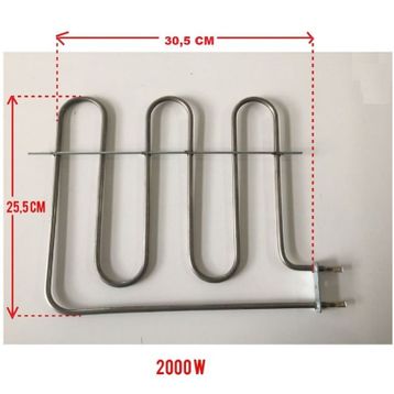 2000 Watt Arçelik Armf4 Mini Fırın Rezistansı Isıtıcısı Izgara Izgaralı Rezistans Isıtıcı