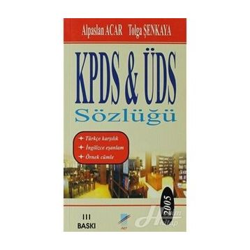 2005 KPDS ve ÜDS Sözlüğü - Alpaslan Acar