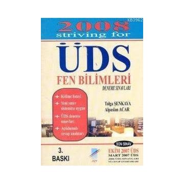 2008 Striving For ÜDS Fen Bilimleri - Tolga Şenkaya alparslan acar
