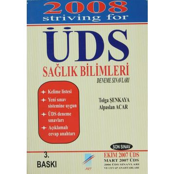 2008 Striving For ÜDS Sağlık Bilimleri Deneme Sınavları - Tolga Şenkaya alparslan acar