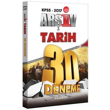 2017 KPSS Arşiv Tarih Tamamı Çözümlü 30 Deneme - Kollektif