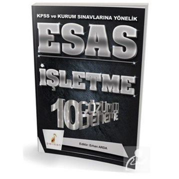 2018 KPSS A Grubu ESAS İşletme 10 Çözümlü Deneme KPSS ve Kurum Sınavlarına Yönelik - Pelikan Yayınları