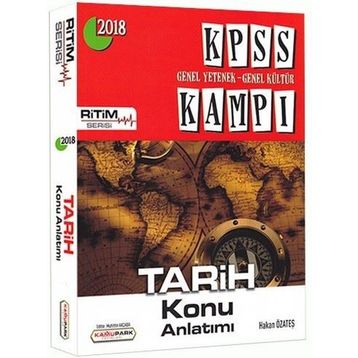 2018 KPSS Kampı Ritim Serisi Tarih Konu Anlatımlı Kamupark Yayınları - Hakan Özateş