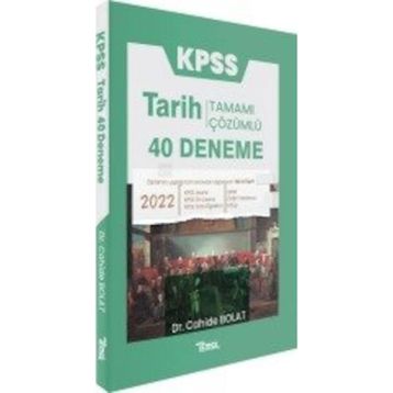 2018 KPSS Tarih 40 Deneme-Tamamı Çözümlü - Kolektif