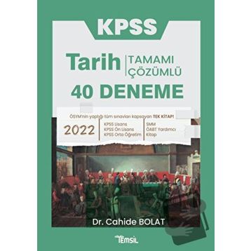 2018 KPSS Tarih 40 Deneme-Tamamı Çözümlü - Kolektif