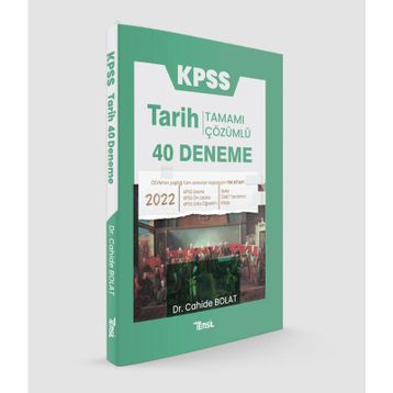 2018 KPSS Tarih 40 Deneme-Tamamı Çözümlü - Kolektif