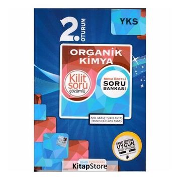 2018 YKS 2. Oturum Organik Kimya Konu Özetli Soru Bankası - Ferahnur Havva Akbaş Şeref Aktaş Adil Akbaş