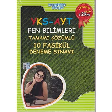 2018 YKS AYT Fen Bilimleri Tamamı Çözümlü 10 Fasikül Deneme Sınavı - kollektif