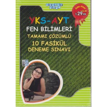 2018 YKS AYT Fen Bilimleri Tamamı Çözümlü 10 Fasikül Deneme Sınavı - kollektif