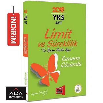 2018 YKS AYT Limit ve Süreklilik Tamamı Çözümlü Soru Bankası Yargı Yayınları - Şeker Hoca