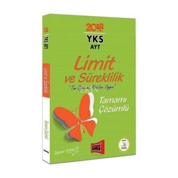 2018 YKS AYT Limit ve Süreklilik Tamamı Çözümlü Soru Bankası Yargı Yayınları - Şeker Hoca