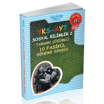 2018 YKS AYT Sosyal Bilimler 2 Tamamı Çözümlü 10 Fasikül Deneme Sınavı - kollektif