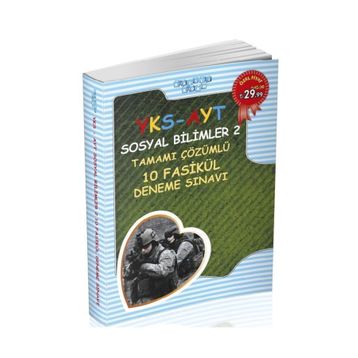 2018 YKS AYT Sosyal Bilimler 2 Tamamı Çözümlü 10 Fasikül Deneme Sınavı - kollektif