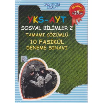 2018 YKS AYT Sosyal Bilimler 2 Tamamı Çözümlü 10 Fasikül Deneme Sınavı - kollektif