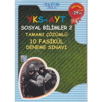 2018 YKS AYT Sosyal Bilimler 2 Tamamı Çözümlü 10 Fasikül Deneme Sınavı - kollektif