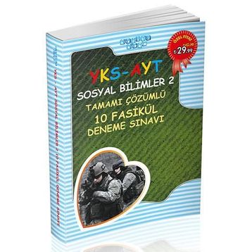 2018 YKS AYT Sosyal Bilimler 2 Tamamı Çözümlü 10 Fasikül Deneme Sınavı - kollektif