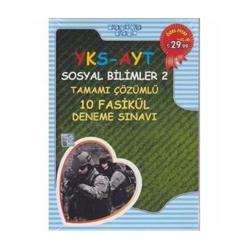 2018 YKS AYT Sosyal Bilimler 2 Tamamı Çözümlü 10 Fasikül Deneme Sınavı - kollektif