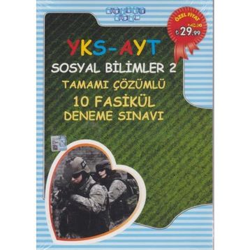 2018 YKS AYT Sosyal Bilimler 2 Tamamı Çözümlü 10 Fasikül Deneme Sınavı - kollektif