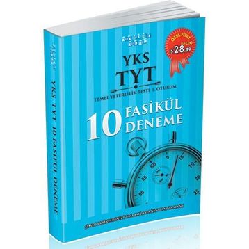 2018 YKS TYT 10 Fasikül Deneme - Akıllı Adam Yayınları Komisyon