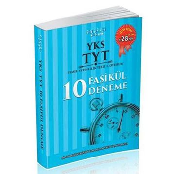 2018 YKS TYT 10 Fasikül Deneme - Akıllı Adam Yayınları Komisyon
