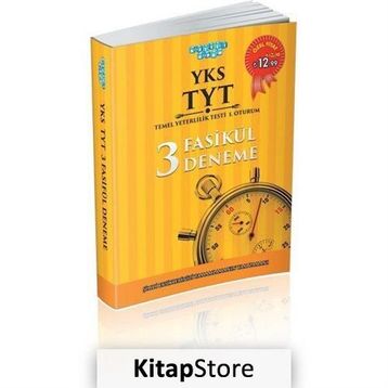 2018 YKS TYT 3 Fasikül Deneme - Akıllı Adam Yayınları Komisyon