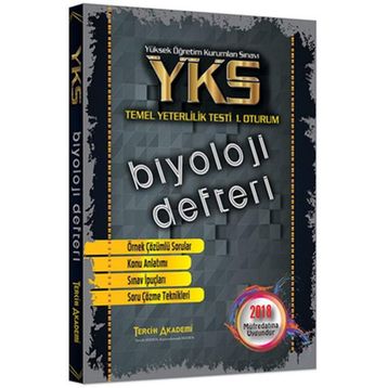 2018 YKS TYT Biyoloji Defteri 1. Oturum - Volkan Bolsu