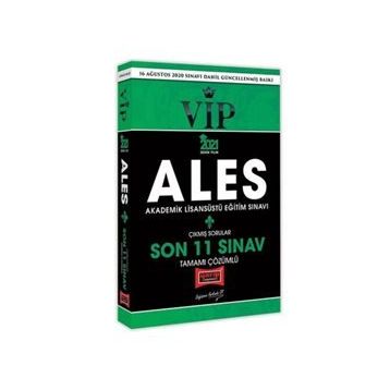 2019 ALES Vıp Tamamı Çözümlü Son 11 Sınav Çıkmış Sorular Yargı Yayınları