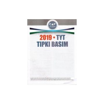 2019 TYT Tıpkı Basım - Çap Yayınları