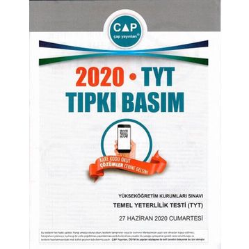 2019 TYT Tıpkı Basım - Çap Yayınları