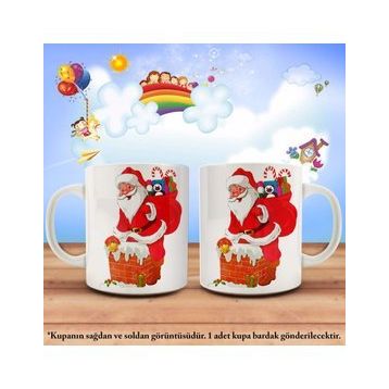2019 Yeni Yıl Noel Baba Kupa Bardak