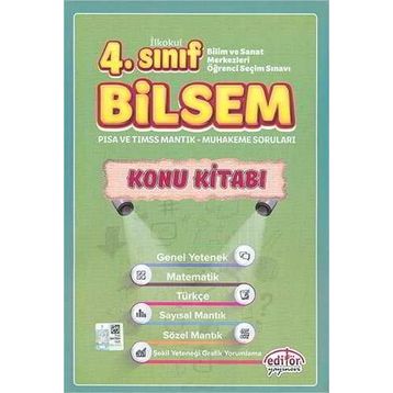 2020 4. Sınıf Bilsem Yeni Nesil Mantık Muhakeme Yeteneği Konu Anlatımlı-Editör Yayınları