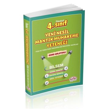 2020 4. Sınıf Bilsem Yeni Nesil Mantık Muhakeme Yeteneği Konu Anlatımlı-Editör Yayınları