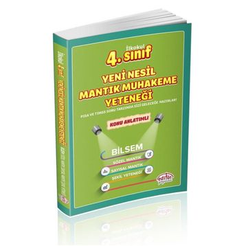 2020 4. Sınıf Bilsem Yeni Nesil Mantık Muhakeme Yeteneği Konu Anlatımlı-Editör Yayınları