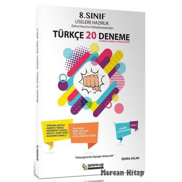 2020 8. Sınıf LGS Fen Bilimleri 8 Denemeleri-Fix Yayınları