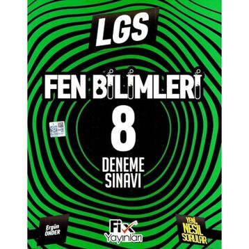 2020 8. Sınıf LGS Fen Bilimleri 8 Denemeleri-Fix Yayınları