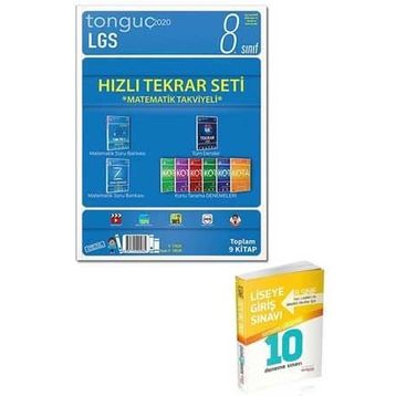 2020 8. Sınıf LGS Hızlı Tekrar Seti Matematik Takviyeli + LGS 10 Deneme-Tonguç Akademi Yayınları