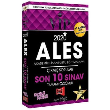 2020 Ales Vıp Tamamı Çözümlü Fasikül Fasikül Son 10 Sınav Çıkmış Sorular 17 Kasım Dahil Yargı Yayınları